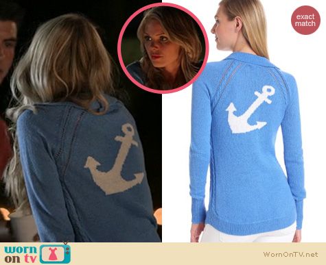 The Vineyard Fashion: Lilly Pulitzer Shelly Sweater worn by Emily Burns