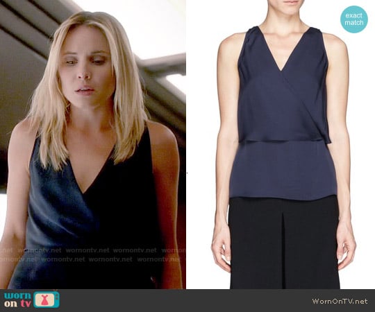 Theory Alizay Top worn by Camille O'Connell (Leah Pipes) on The Originals