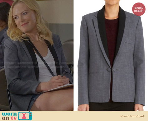 Theory Donelly Blazer worn by Malin Akerman on Trophy Wife