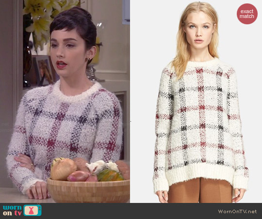 Theory Innis Sweater worn by Molly Ephraim on Last Man Standing