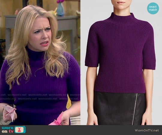 Theory Jodi Fine Haven Sweater worn by  Melanie Burke (Melissa Joan Hart) on Melissa and Joey