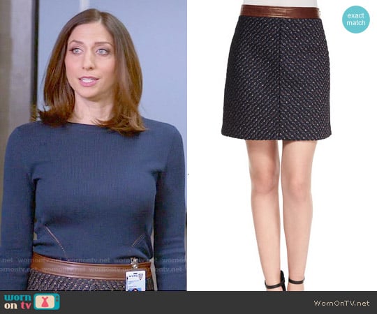 Theory Lanitta Skirt worn by Gina Linetti (Chelsea Peretti) on Brooklyn Nine-Nine