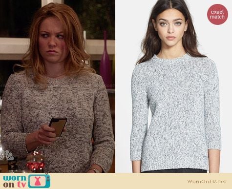 Theory Rainee M Sweater worn by Erika Christensen on Parenthood