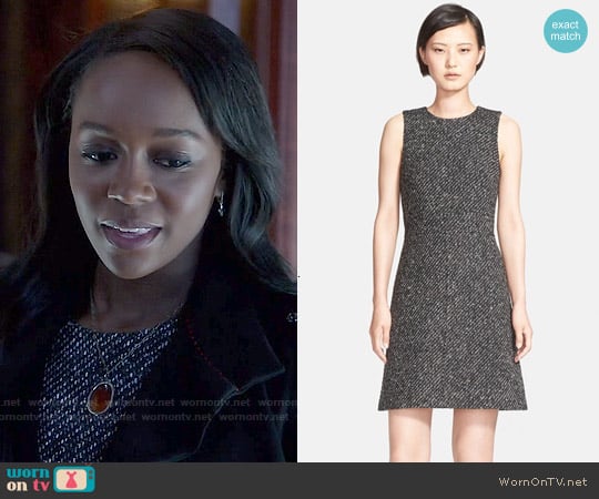 Theory Raneid Dress worn by Michaela Pratt (Aja Naomi King) on How to Get Away with Murder