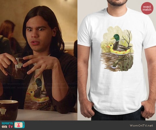 Threadless Duck in Training Tee worn by Carlos Valdes on The Flash