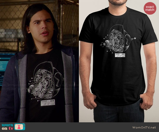 Threadless KR 00 Tee worn by Carlos Valdes on The Flash