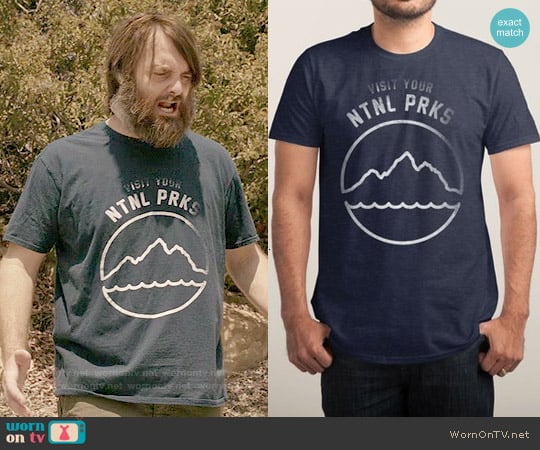 Threadless Ntnl Parks Tee worn by Phil Miller (Will Forte) on Last Man On Earth