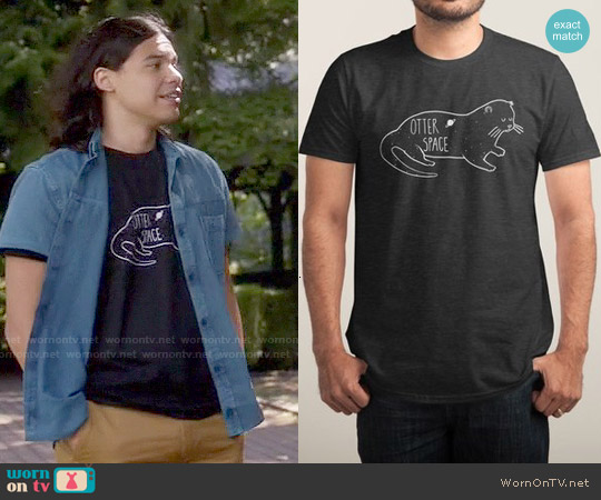 Threadless Otter Space T-shirt worn by Cisco Ramon (Carlos Valdes) on The Flash