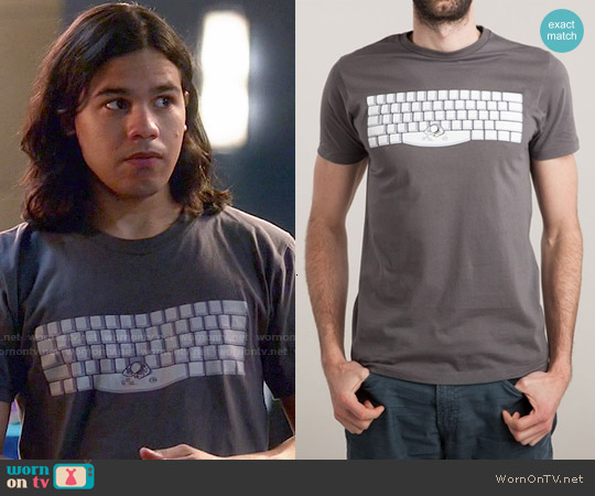 Threadless Spacebar T-shirt worn by Cisco Ramon (Carlos Valdes) on The Flash