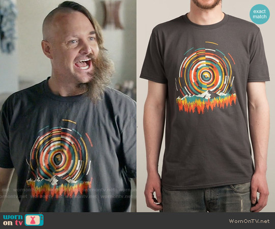 Threadless The Geometry of Sunrise T-shirt worn by Phil Miller (Will Forte) on Last Man On Earth