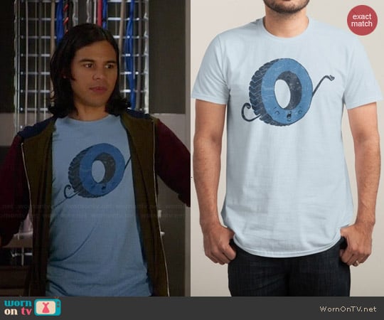 Threadless Tired Tee worn by Carlos Valdes on The Flash