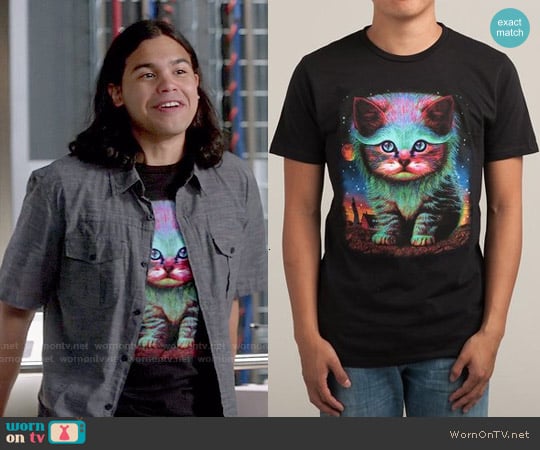 Threadless Waiting For My Fish Tee worn by Cisco Ramon (Carlos Valdes) on The Flash