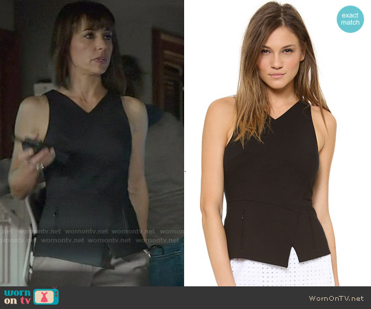 Tibi V-neck Peplum Top worn by Quinn King (Constance Zimmer) on UnReal