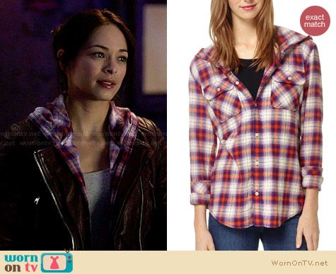 TNA Brewster Blouse worn by Kristin Kreuk on BATB