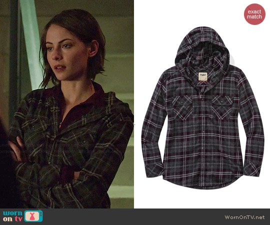 TNA Brewster Blouse worn by Willa Holland on Arrow