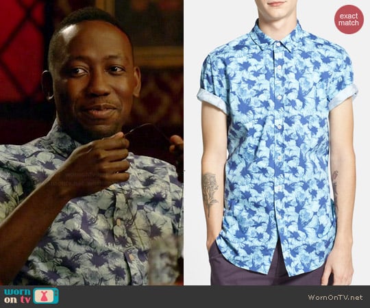 Topman Hibiscus Shirt worn by Lamorne Morris on New Girl