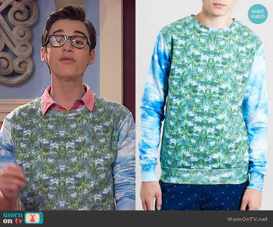 Hype Oasis Sweater worn by Joey Rooney (Joey Bragg) on Liv and Maddie