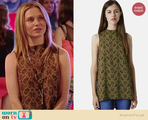 Topshop Snake Print Tunic worn by Rita Volk on Faking It