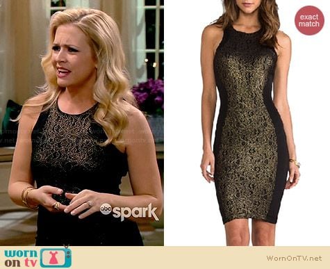 Torn by Ronny Kobo Shiran Dress worn by Melissa Joan Hart on Melissa & Joey