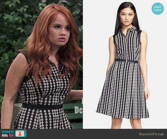 Tory Burch Katy Dress worn by Jessie Prescott (Debby Ryan) on Jessie