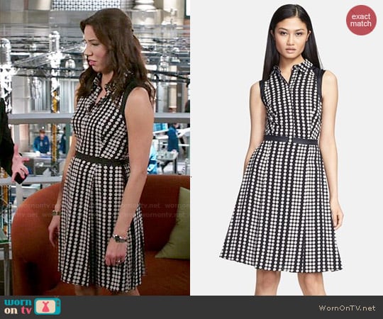 Tory Burch 'Katy' Dress worn by Angela Montenegro (Michaela Conlin) on Bones