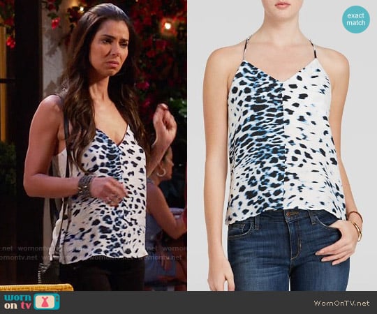 Townsen Swoon Printed Cami worn by Carmen Luna (Roselyn Sanchez) on Devious Maids