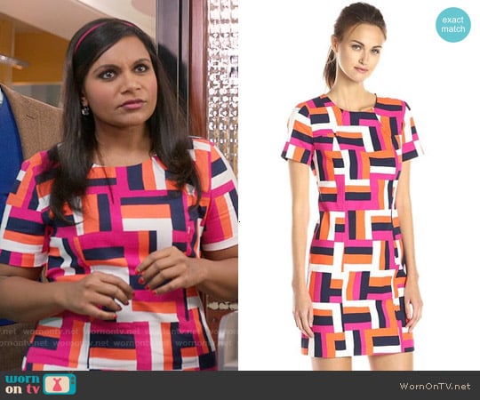 Trina Turk Emilie Dress worn by Mindy Lahiri (Mindy Kaling) on The Mindy Project