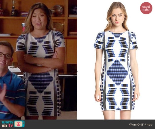 Trina Turk Katie Ziggurat Dress worn by Jenna Uskowitz on Glee