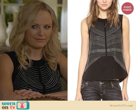 Fashion of Trophy Wife: ALC Ascher Top worn by Malin Akerman