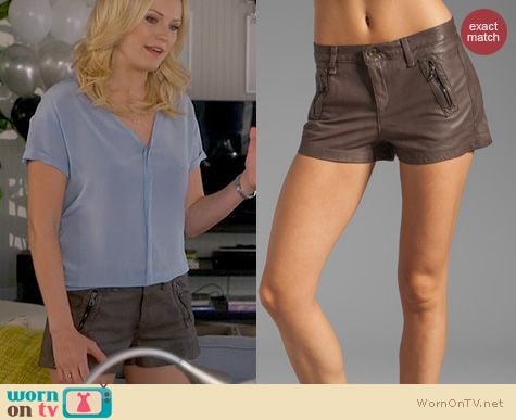 Trophy Wife Fashion: Rag & Bone Lakshmi Shorts worn by Malin Akerman