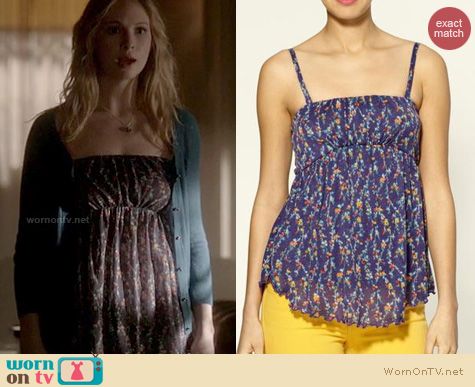 TVD Fashion: Free People Printed easy breezy tube top worn by Caroline