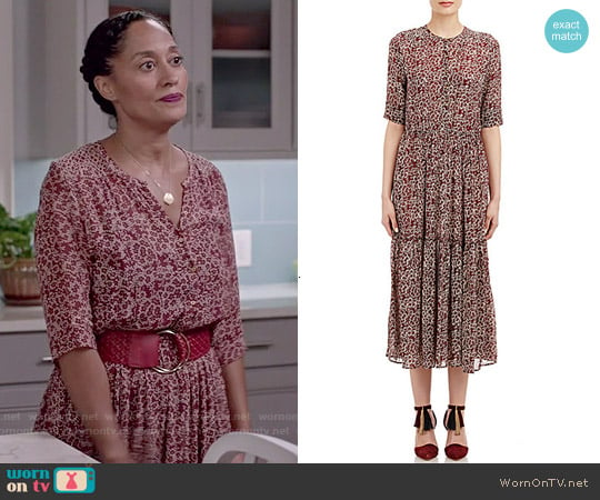 Ulla Johnson Majorelle Dress worn by Rainbow Johnson (Tracee Ellis Ross) on Black-ish