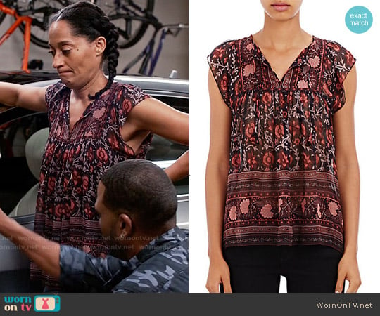 Ulla Johnson Kosta Top worn by Rainbow Johnson (Tracee Ellis Ross) on Black-ish