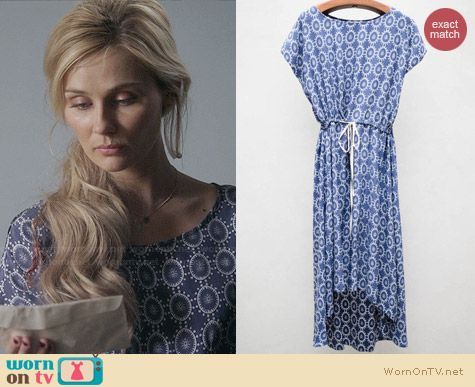 Ulla Johnson Spindle Block Print Dress worn by Clare Bowen on Nashville