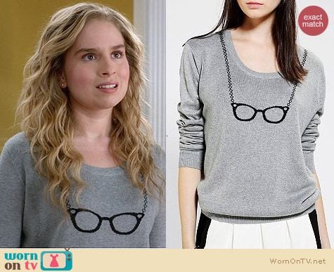 Cooperative Suzy Pullover Sweater from Urban Outfitters worn by Allie Grant on Suburgatory