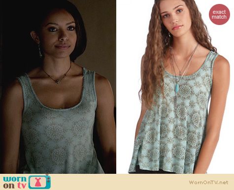 TVD Fashion: Free People Medallion Tank Top worn by Kat Graham