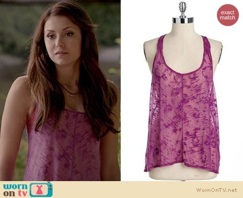 The Vampire Diaries Fashion: Jessica Simpson Abebe Tank worn by Nina Dobrev