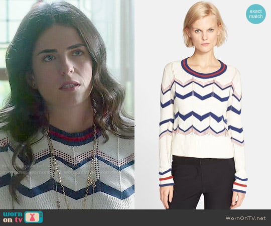 Veronica Beard 'Kindling' Sweater worn by Laurel Castillo (Karla Souza) on How to Get Away with Murder