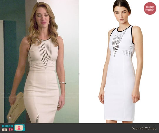 Versace Collection Basic Space Sheath worn by Petra Solano (Yael Grobglas) on Jane the Virgin