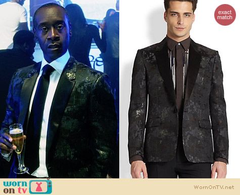 Viktor & Rolf Lurex Jacquard Sportcoat worn by Don Cheadle on House of Lies