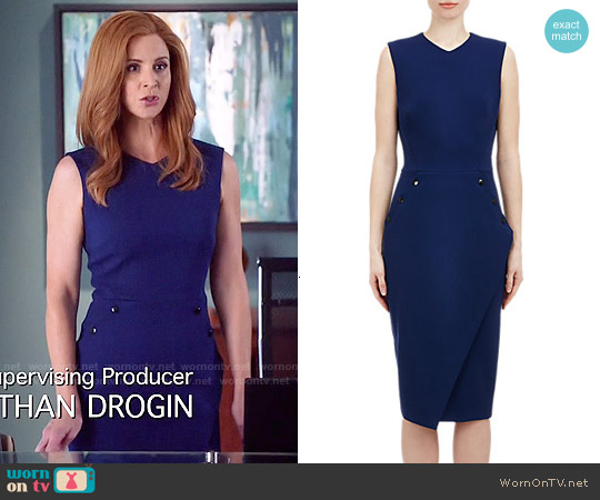 Victoria Beckham Crepe Sheath Dress worn by Donna Paulsen (Sarah Rafferty) on Suits