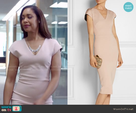 Victoria Beckham Ponte Dress worn by Jessica Pearson (Gina Torres) on Suits