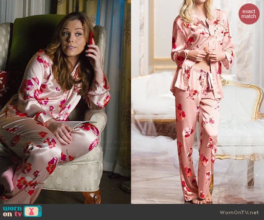 Victoria's Secret Afterhours Satin Pajamas worn by Kaitlyn Black on Hart of Dixie