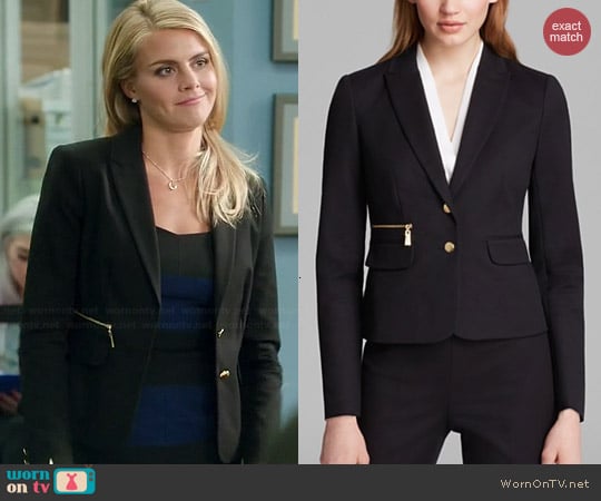 Vince Camuto Two Button Blazer worn by Eliza Coupe on Benched