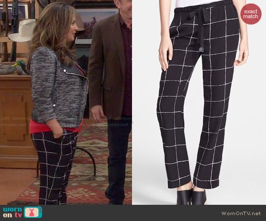 Vince Windowpane Pants worn by Cristela (Cristela Alonzo) on Cristela