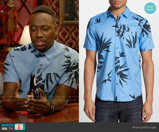 Volcom Pina Shirt worn by Winston Bishop (Lamorne Morris) on New Girl