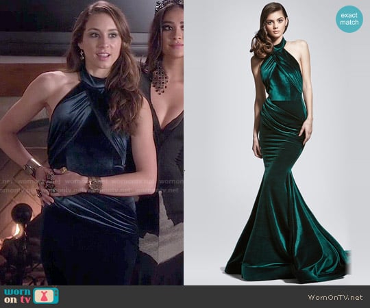 Walter Mendez Nora Gown worn by Spencer Hastings (Troian Bellisario) on Pretty Little Liars