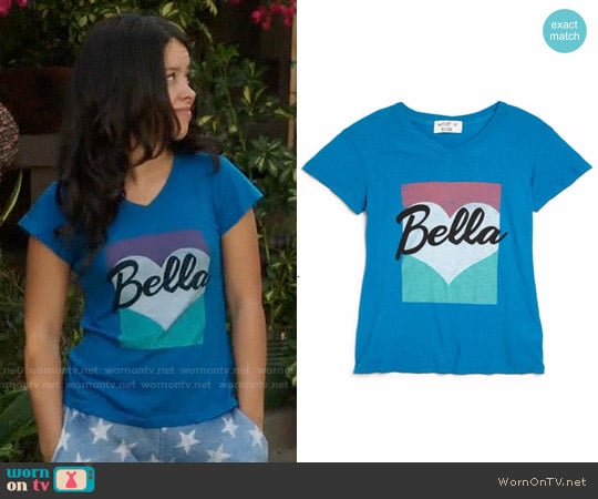 Wildfox Girls Bella Pop T-shirt worn by Mariana Foster (Cierra Ramirez) on The Fosters