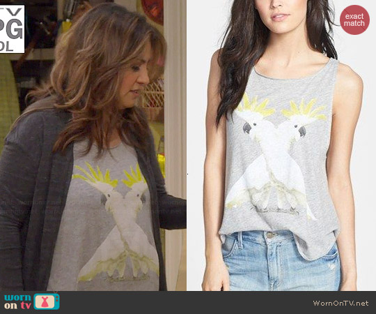 Wildfox Cockatoos Cassidy Tank worn by Cristela Alonzo on Cristela