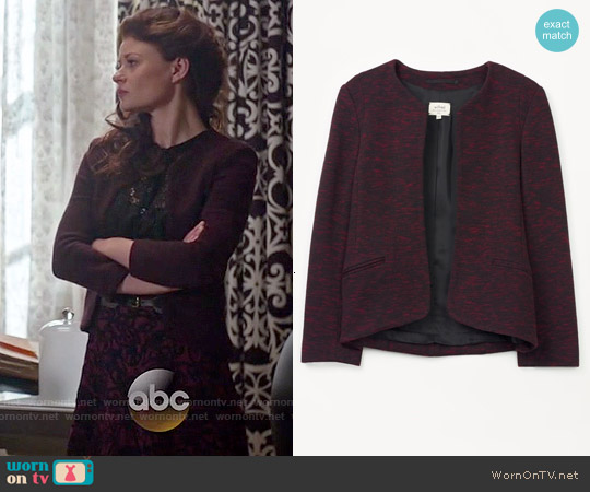 Wilfred Festin Jacket worn by Belle (Emilie de Ravin) on Once Upon A Time